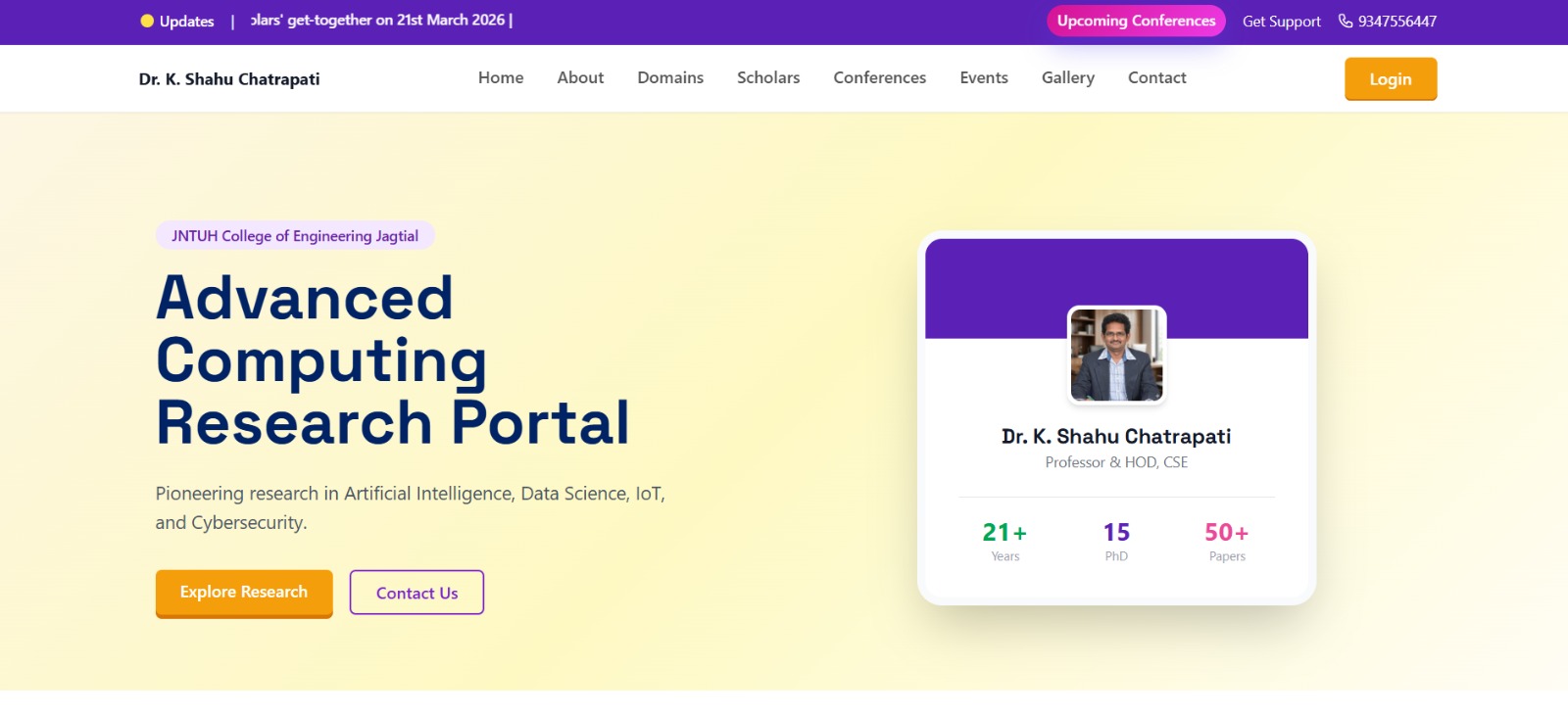Shahu Web Application